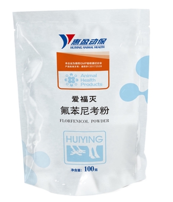 20% rozpuszczalny Florfenicol Swine Medicine Powder Certyfikat GMP dla świń